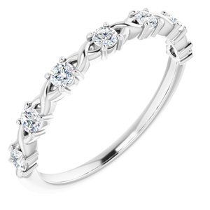 Platinum 1/3 CTW Diamond Anniversary Band  - 123626:6027:P