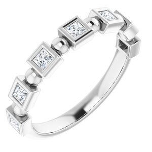 Platinum 1/3 CTW Diamond Anniversary Band  - 123631:6059:P