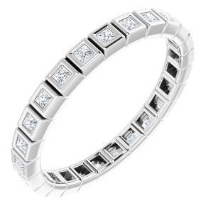 Platinum 1/3 CTW Diamond Eternity Band  - 123624:60243:P