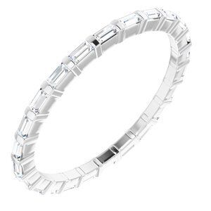 Platinum 1/3 CTW Diamond Eternity Band  - 123625:60139:P