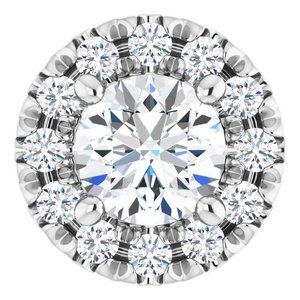 Platinum 1/3 CTW Diamond Pendant - 87006:6003:P