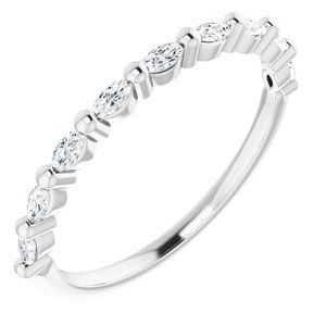 Platinum 1/4 CTW Diamond Anniversary Band - 123602:6007:P