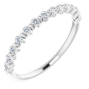 Platinum 1/4 CTW Diamond Anniversary Band   - 123602:6019:P