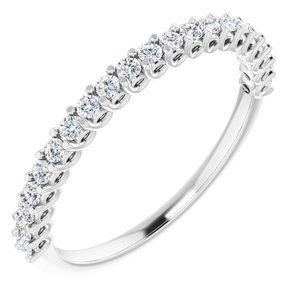 Platinum 1/4 CTW Diamond Anniversary Band - 123973:6007:P
