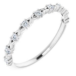 Platinum 1/5 CTW Diamond Anniversary Band  - 123626:6019:P