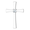 Platinum 1/5 CTW Diamond Cross Pendant   - R42362:6004:P