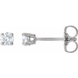 Platinum 1/5 CTW Diamond Earrings - 1874:70088:P
