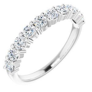 Platinum 3/4 CTW Diamond Anniversary Band - 122877:60097:P