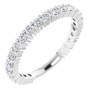 Platinum 3/4 CTW Diamond Anniversary Band  - 123655:6003:P