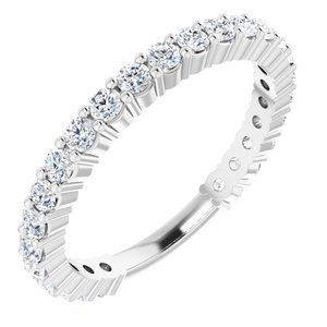 Platinum 3/4 CTW Diamond Anniversary Band  - 123655:6003:P