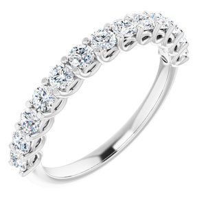 Platinum 3/4 CTW Diamond Anniversary Band - 123973:6019:P