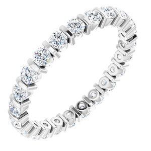 Platinum 3/4 CTW Diamond Eternity Band  - 123601:60023:P