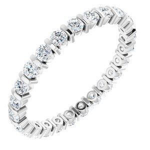Platinum 3/4 CTW Diamond Eternity Band  - 123601:60176:P