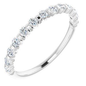 Platinum 3/8 CTW Diamond Anniversary Band  - 123675:6023:P
