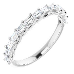 Platinum 3/8 CTW Diamond Anniversary Band - 123929:6023:P