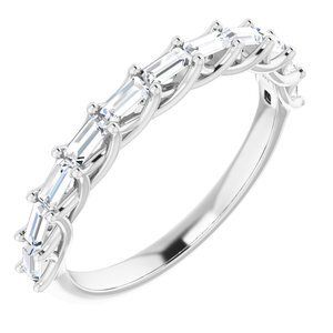 Platinum 3/8 CTW Diamond Anniversary Band - 123929:6027:P