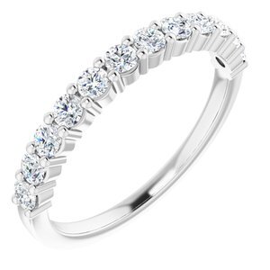 Platinum 5/8 CTW Diamond Anniversary Band - 122877:60095:P