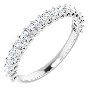 Platinum 5/8 CTW Diamond Anniversary Band - 123973:6031:P