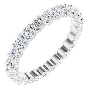 Platinum 7/8 CTW Diamond Eternity Band - 123191:60023:P