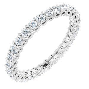 Platinum 7/8 CTW Diamond Eternity Band  - 123593:60083:P