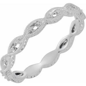 Platinum Anniversary Band Mounting Size 5 - 69817:125:P