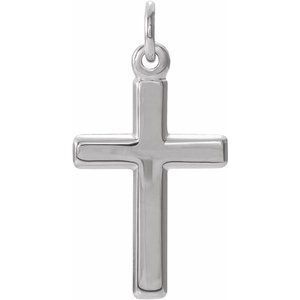 Platinum Cross Pendant  - R41111:253450:P