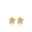 Plumeria Diamond Stud Earrings 11mm, Hawaiian Inspired  Earrings, FPE-31111D