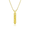 Plumeria Scroll Diamond Vertical Pendant, Hawaiian Inspired  Pendant, SVP-32