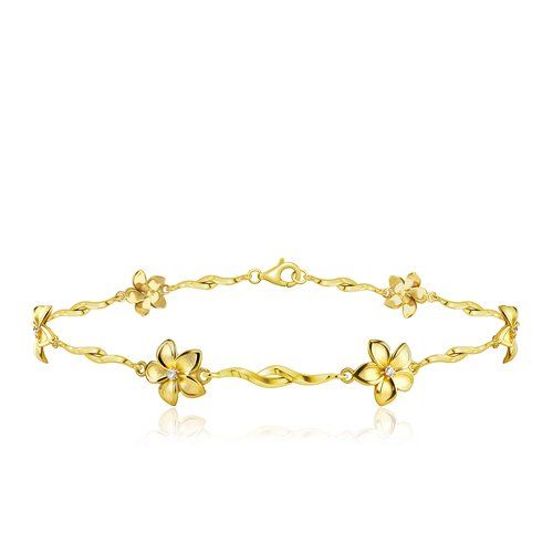 Plumeria Vine Bracelet