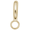 Polished Circle Charmdrop - 10K Yellow Gold - 10-9131-0-10k