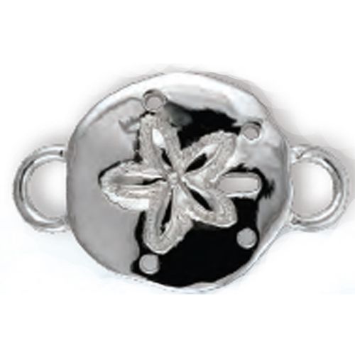 Ss Sand Dollar Polished Clasp - SCCSD2