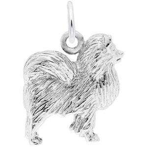 Pomeranian Charm Sterling Silver - 10-2504-0-SS