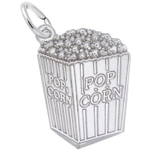 Popcorn Charm - Sterling Silver-10-2490-0-SS
