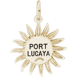 Port Lucaya Sun Large Charm - 10K Gold