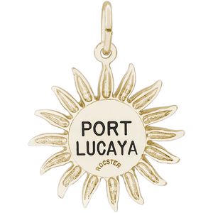 Port Lucaya Sun Large Charm - 14K Gold