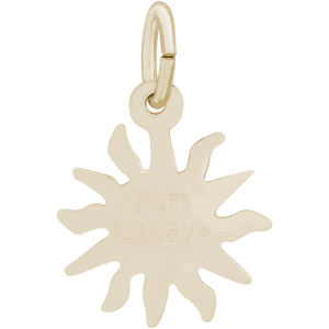 Port Lucaya Sun Small Charm - 10K Gold