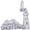 Portland Head Lighthouse Maine charm White Gold - 10-3427