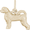 Portuguese Water Dog Charm - 10K Gold - 10-8356