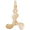 Propeller Charm 10K Gold - 10-0539