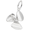 Propeller Charm White Gold - 10-2268