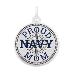 Proud Navy Mom Charm