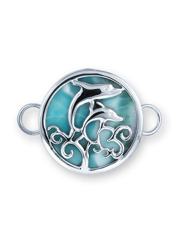 Pure Joy Larimar Clasp Sterling Silver Rhodium Plated - SCCPJL-R