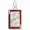Queen of Hearts Charm-White Gold - 10-8127