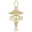 Registered Nursing Anesthetist Caduceus Charm Gold Plated - 10-2279