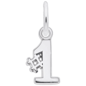 #1 Charm White Gold - 10-5549