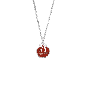 Rembrandt #1 Teacher Necklace Set Sterling Silver - 29-3460-087-87-ss