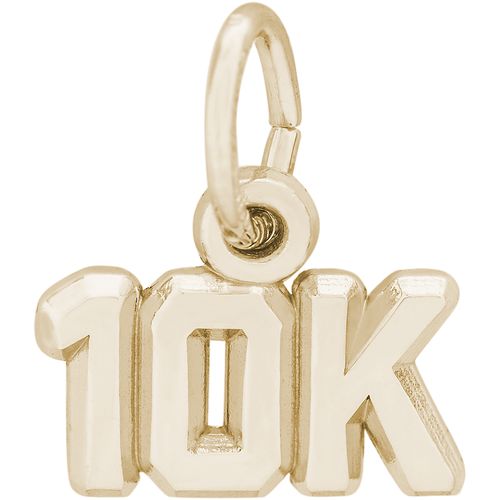 10K Race Charm Gold Plated - 10-2660