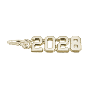 Rembrandt '2028' Charm Gold Plated - 10-7028-0-gp