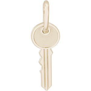 3212-Key Charm Gold Plated - 10-8337