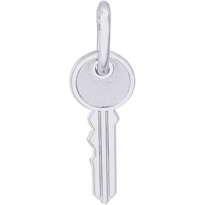 3212-Key Charm White Gold - 10-8337